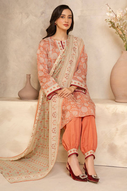 Zellbury | Unstitched 3 Piece Lawn | Shirt Shalwar Dupatta - 0032 by Maria Faisal - Registered Vendor of : Zellbury Women - type : Essential Unstitched - 100% original wedding dresses