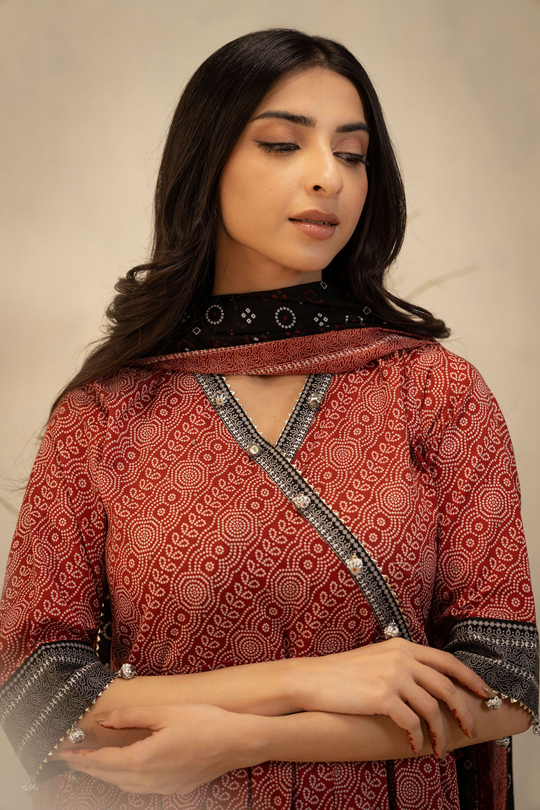 Zellbury | Unstitched 3 Piece Lawn | Shirt Shalwar Dupatta - 0033 - Designer Dress with Intricate embroidery and embellishments. Shop elegent wedding dress at Maria Faisal.