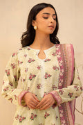 Zellbury | Unstitched 3 Piece Lawn | Shirt Shalwar Dupatta - 0039 - Designer Dress with Intricate embroidery and embellishments. Shop elegent wedding dress at Maria Faisal.