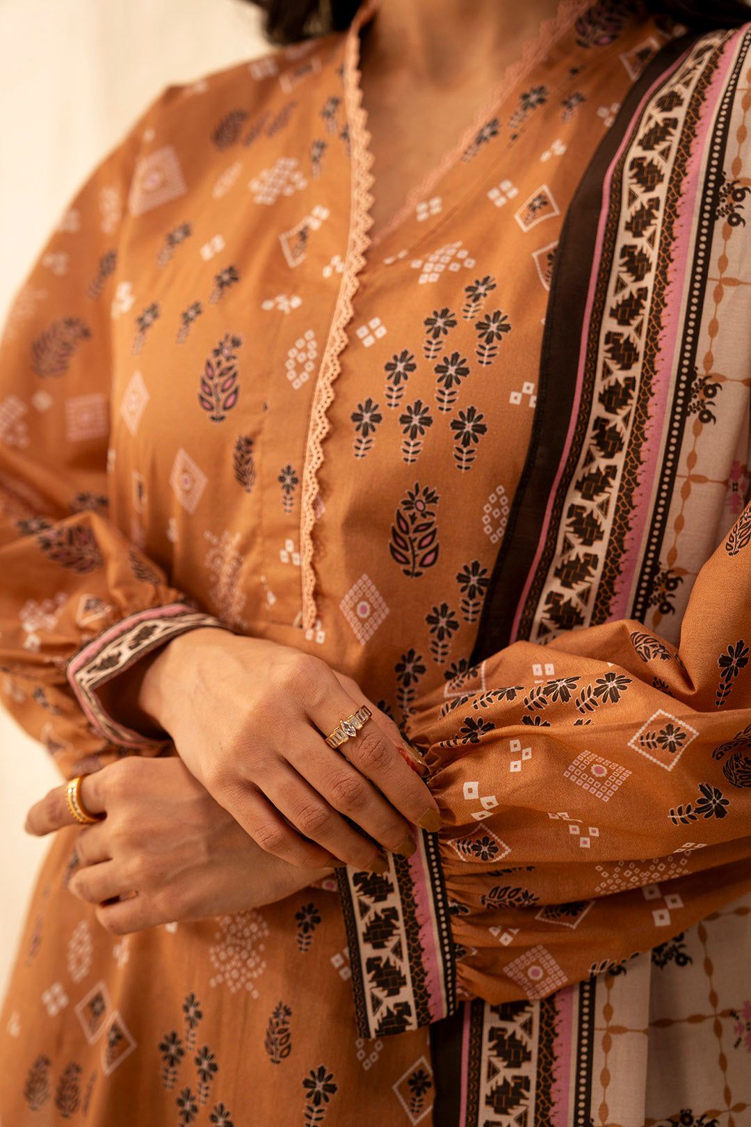 Zellbury | Unstitched 3 Piece Lawn | Shirt Shalwar Dupatta - 0047 - Designer Dress with Intricate embroidery and embellishments. Shop elegent wedding dress at Maria Faisal.