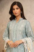 Zellbury | Unstitched 3 Piece Lawn | Shirt Shalwar Dupatta - 0058 - Designer Dress with Intricate embroidery and embellishments. Shop elegent wedding dress at Maria Faisal.