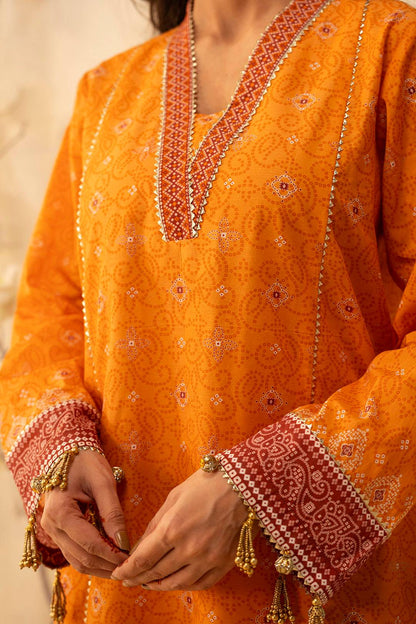 Zellbury | Unstitched 3 Piece Lawn | Shirt Shalwar Dupatta - 0115 by Maria Faisal - Registered Vendor of : Zellbury Women - type : Essential Unstitched - 100% original wedding dresses