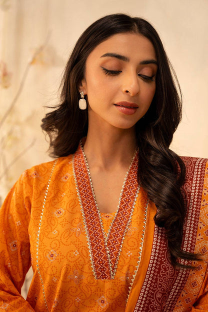 Zellbury | Unstitched 3 Piece Lawn | Shirt Shalwar Dupatta - 0115 by Maria Faisal - Registered Vendor of : Zellbury Women - type : Essential Unstitched - 100% original wedding dresses