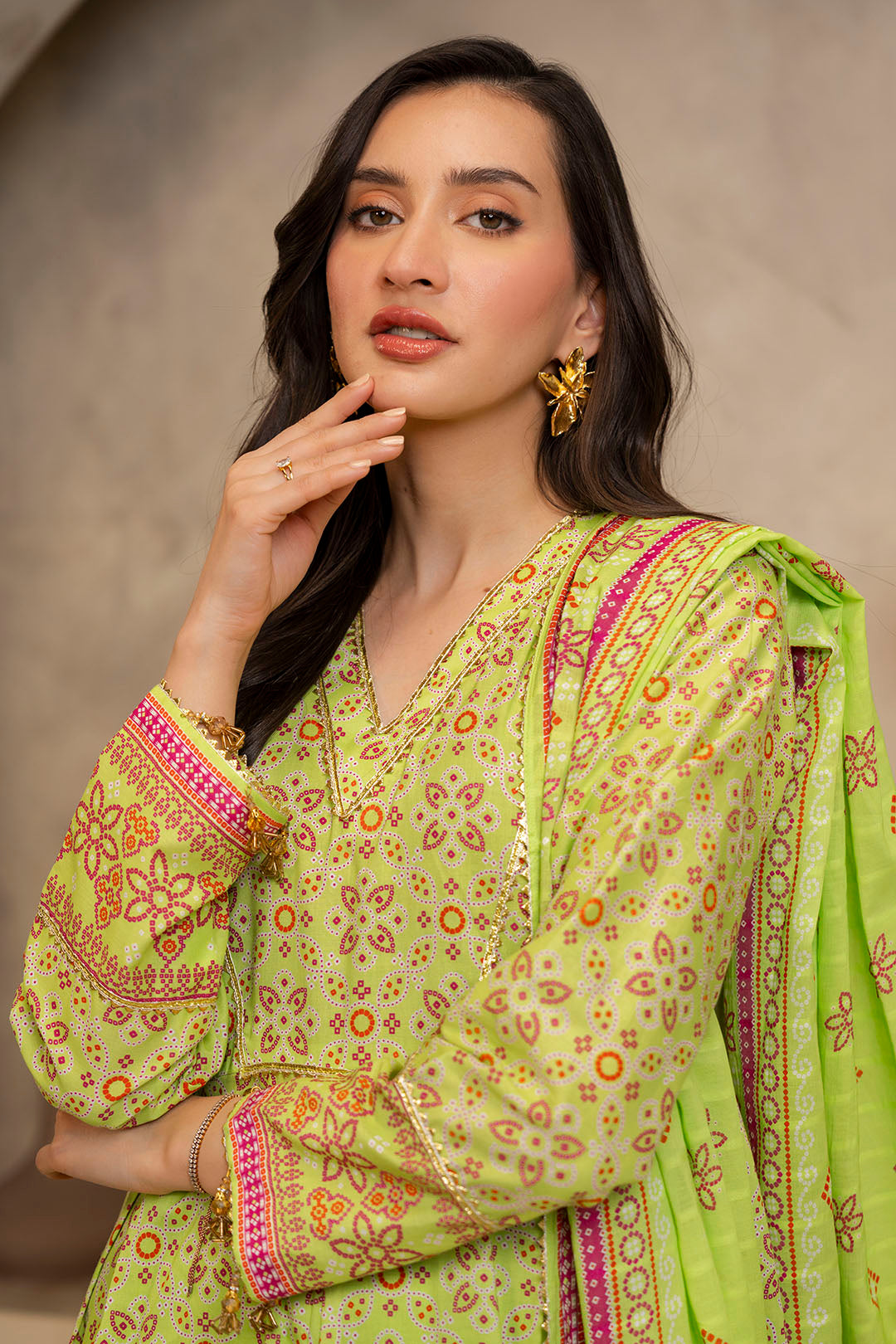 Zellbury | Unstitched 3 Piece Lawn | Shirt Shalwar Dupatta - 0121 - Designer Dress with Intricate embroidery and embellishments. Shop elegent wedding dress at Maria Faisal.