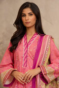Zellbury | Unstitched 3 Piece Lawn | Shirt Shalwar Dupatta - 0122 - Designer Dress with Intricate embroidery and embellishments. Shop elegent wedding dress at Maria Faisal.