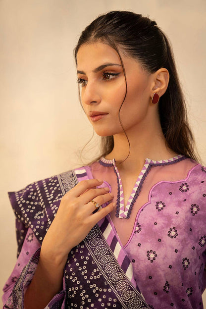 Zellbury | Unstitched 3 Piece Lawn | Shirt Shalwar Dupatta - 0126 by Maria Faisal - Registered Vendor of : Zellbury Women - type : Essential Unstitched - 100% original wedding dresses