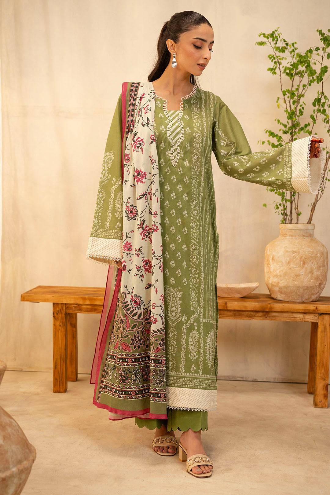 Zellbury | Unstitched 3 Piece Lawn | Shirt Shalwar Dupatta - 0134 by Maria Faisal - Registered Vendor of : Zellbury Women - type : Essential Unstitched - 100% original wedding dresses