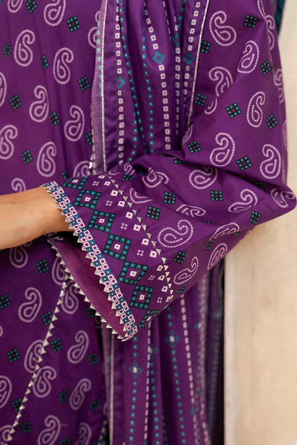Zellbury | Unstitched 3 Piece Lawn | Shirt Shalwar Dupatta - 0265 by Maria Faisal - Registered Vendor of : Zellbury Women - type : Essential Unstitched - 100% original wedding dresses
