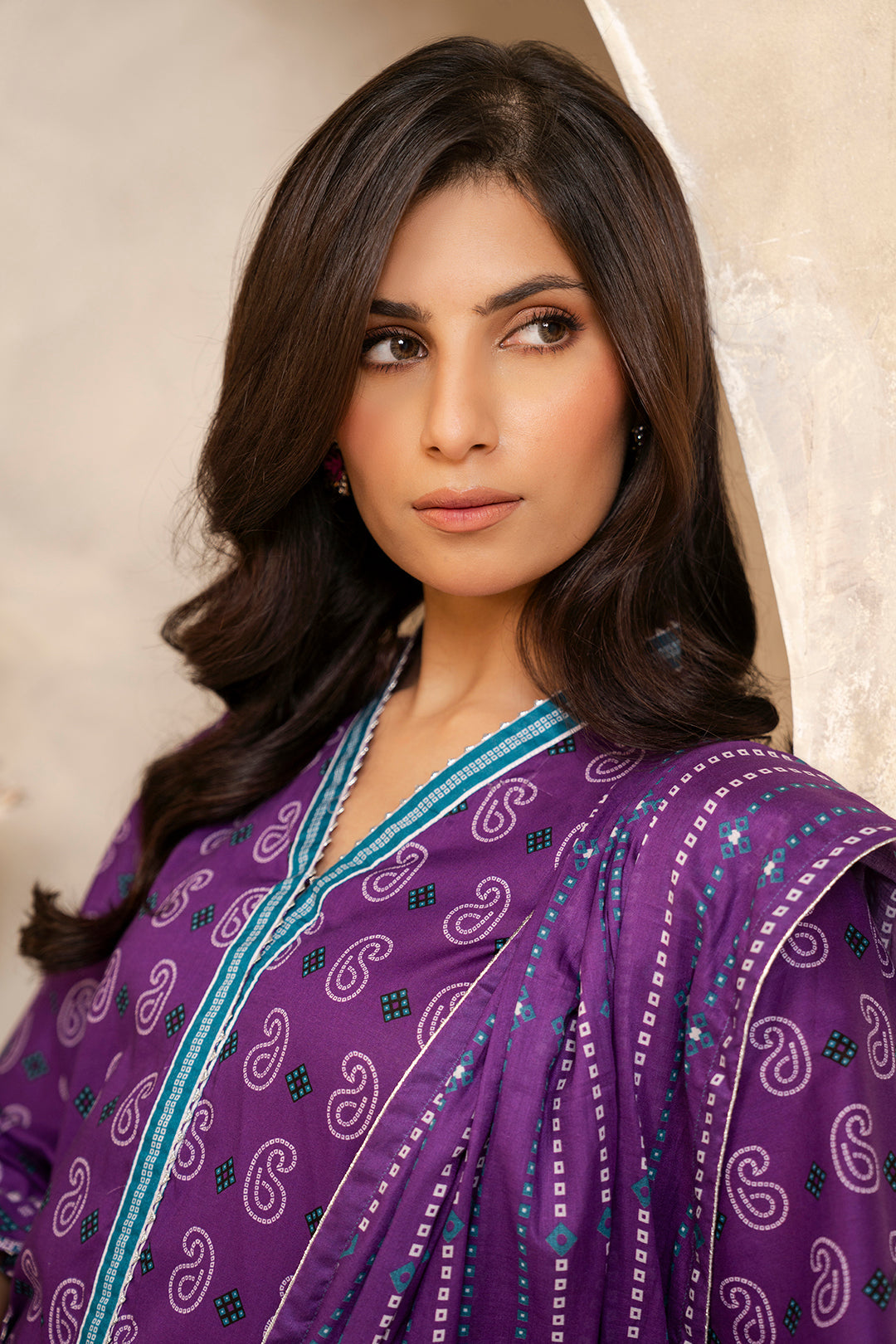 Zellbury | Unstitched 3 Piece Lawn | Shirt Shalwar Dupatta - 0265 - Designer Dress with Intricate embroidery and embellishments. Shop elegent wedding dress at Maria Faisal.