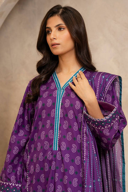 Zellbury | Unstitched 3 Piece Lawn | Shirt Shalwar Dupatta - 0265 by Maria Faisal - Registered Vendor of : Zellbury Women - type : Essential Unstitched - 100% original wedding dresses