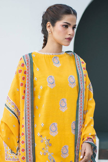Zellbury | Unstitched 3 Piece Khaddar | Embroidered Shirt Dupatta - 0799 by Maria Faisal - Registered Vendor of : Zellbury Women - type : Essential Unstitched - 100% original wedding dresses