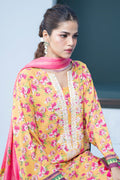 Zellbury | Unstitched 3 Piece Viscose | Embroidered Shirt Shalwar Dupatta - 0837 - Designer Dress with Intricate embroidery and embellishments. Shop elegent wedding dress at Maria Faisal.