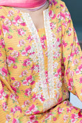 Zellbury | Unstitched 3 Piece Viscose | Embroidered Shirt Shalwar Dupatta - 0837 - Designer Dress with Intricate embroidery and embellishments. Shop elegent wedding dress at Maria Faisal.