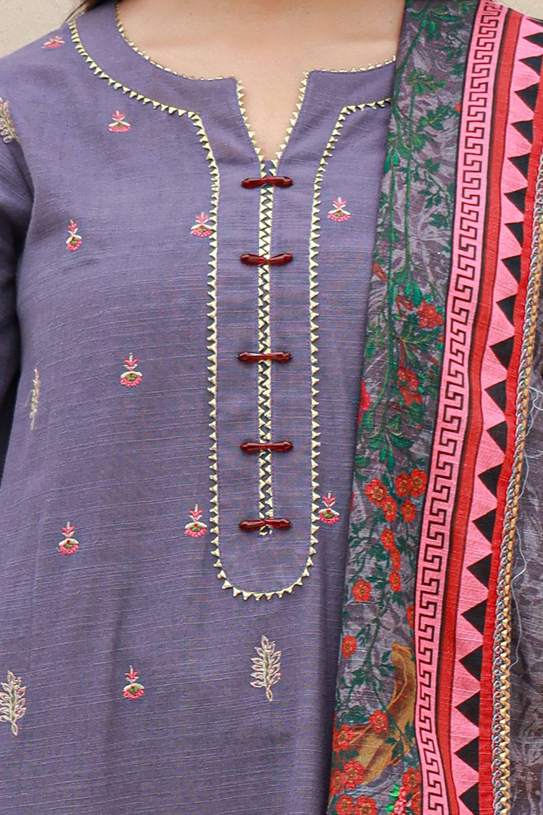 Zellbury | Unstitched 3 Piece Khaddar | Embroidered Shirt Shalwar Dupatta - 0846 by Maria Faisal - Registered Vendor of : Zellbury Women - type : Signature Unstitched - 100% original wedding dresses