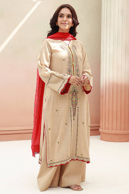 Zellbury | Unstitched 3 Piece Khaddar | Embroidered Shirt Shalwar Dupatta - 0847 by Maria Faisal - Registered Vendor of : Zellbury Women - type : Signature Unstitched - 100% original wedding dresses