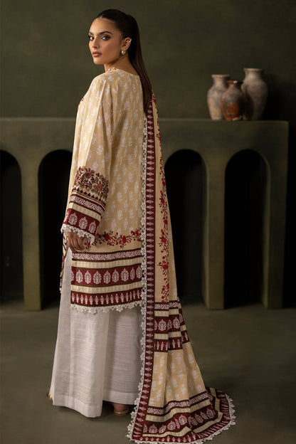 Zellbury | Unstitched 2 Piece Khaddar | Embroidered Shirt Dupatta - 0171 by Maria Faisal - Registered Vendor of : Zellbury Women - type : Essential Unstitched - 100% original wedding dresses