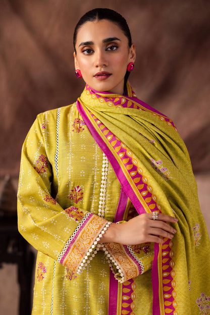 Zellbury | Unstitched 2 Piece Khaddar | Embroidered Shirt Dupatta - 0174 by Maria Faisal - Registered Vendor of : Zellbury Women - type : Essential Unstitched - 100% original wedding dresses