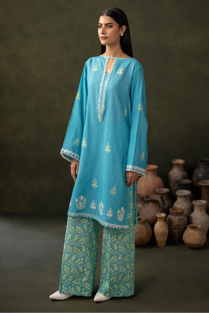 Zellbury | Unstitched 2 Piece Khaddar | Embroidered Shirt Shalwar - 0177 by Maria Faisal - Registered Vendor of : Zellbury Women - type : Essential Unstitched - 100% original wedding dresses