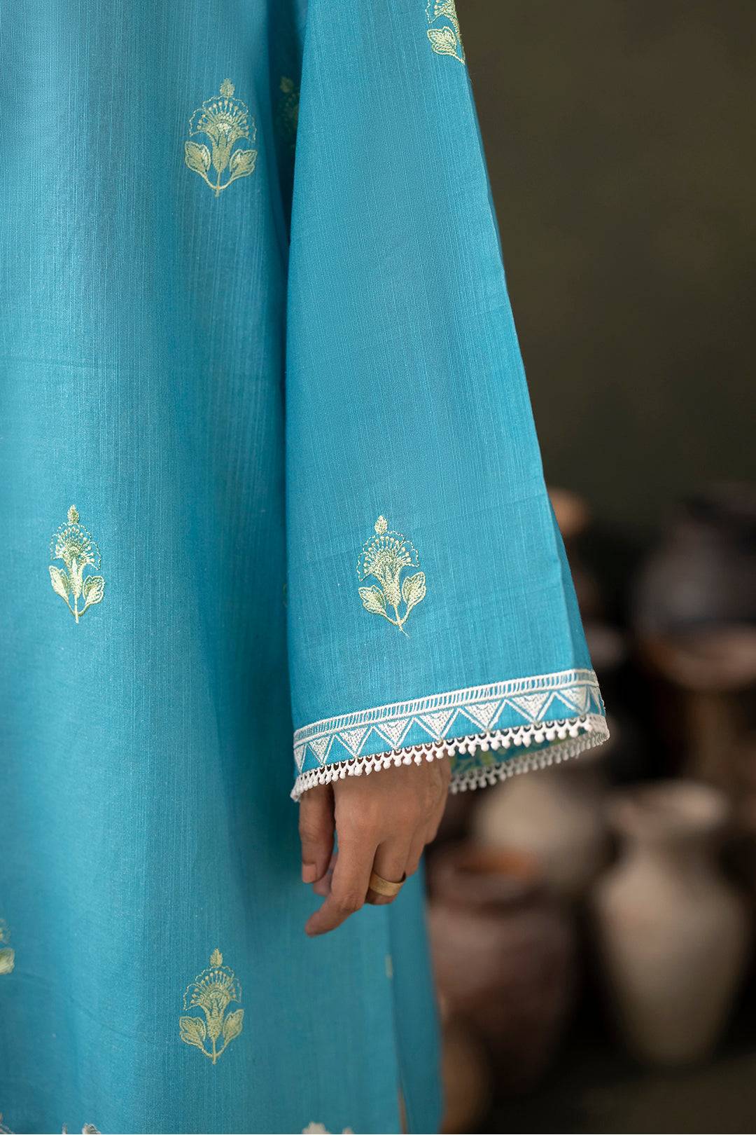 Zellbury | Unstitched 2 Piece Khaddar | Embroidered Shirt Shalwar - 0177 by Maria Faisal - Registered Vendor of : Zellbury Women - type : Essential Unstitched - 100% original wedding dresses