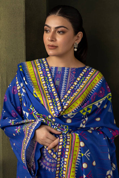 Zellbury | Unstitched 2 Piece Khaddar | Embroidered Shirt Dupatta - 0180 by Maria Faisal - Registered Vendor of : Zellbury Women - type : Essential Unstitched - 100% original wedding dresses