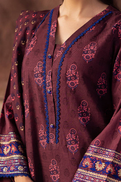 Zellbury | Unstitched 2 Piece Khaddar | Embroidered Shirt Dupatta - 0263 by Maria Faisal - Registered Vendor of : Zellbury Women - type : Essential Unstitched - 100% original wedding dresses