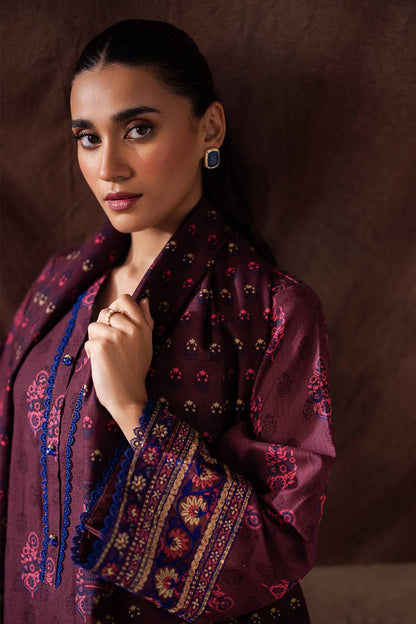 Zellbury | Unstitched 2 Piece Khaddar | Embroidered Shirt Dupatta - 0263 by Maria Faisal - Registered Vendor of : Zellbury Women - type : Essential Unstitched - 100% original wedding dresses