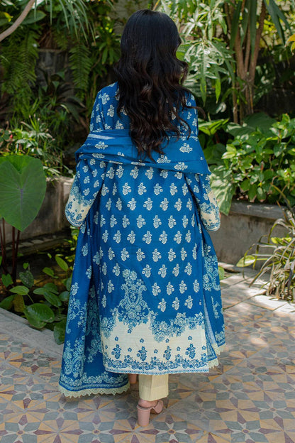 Zellbury | Unstitched 2 Piece Khaddar | Embroidered Shirt Dupatta - 0264 by Maria Faisal - Registered Vendor of : Zellbury Women - type : Essential Unstitched - 100% original wedding dresses