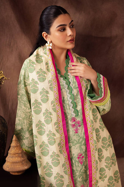 Zellbury | Unstitched 2 Piece Khaddar | Embroidered Shirt Dupatta - 0266 by Maria Faisal - Registered Vendor of : Zellbury Women - type : Essential Unstitched - 100% original wedding dresses