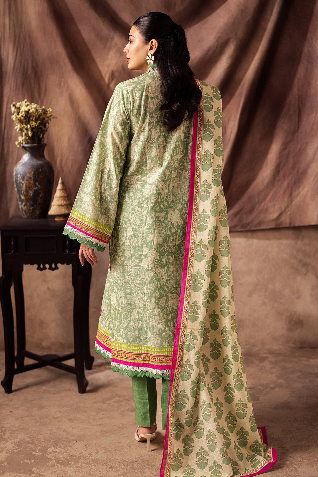 Zellbury | Unstitched 2 Piece Khaddar | Embroidered Shirt Dupatta - 0266 by Maria Faisal - Registered Vendor of : Zellbury Women - type : Essential Unstitched - 100% original wedding dresses