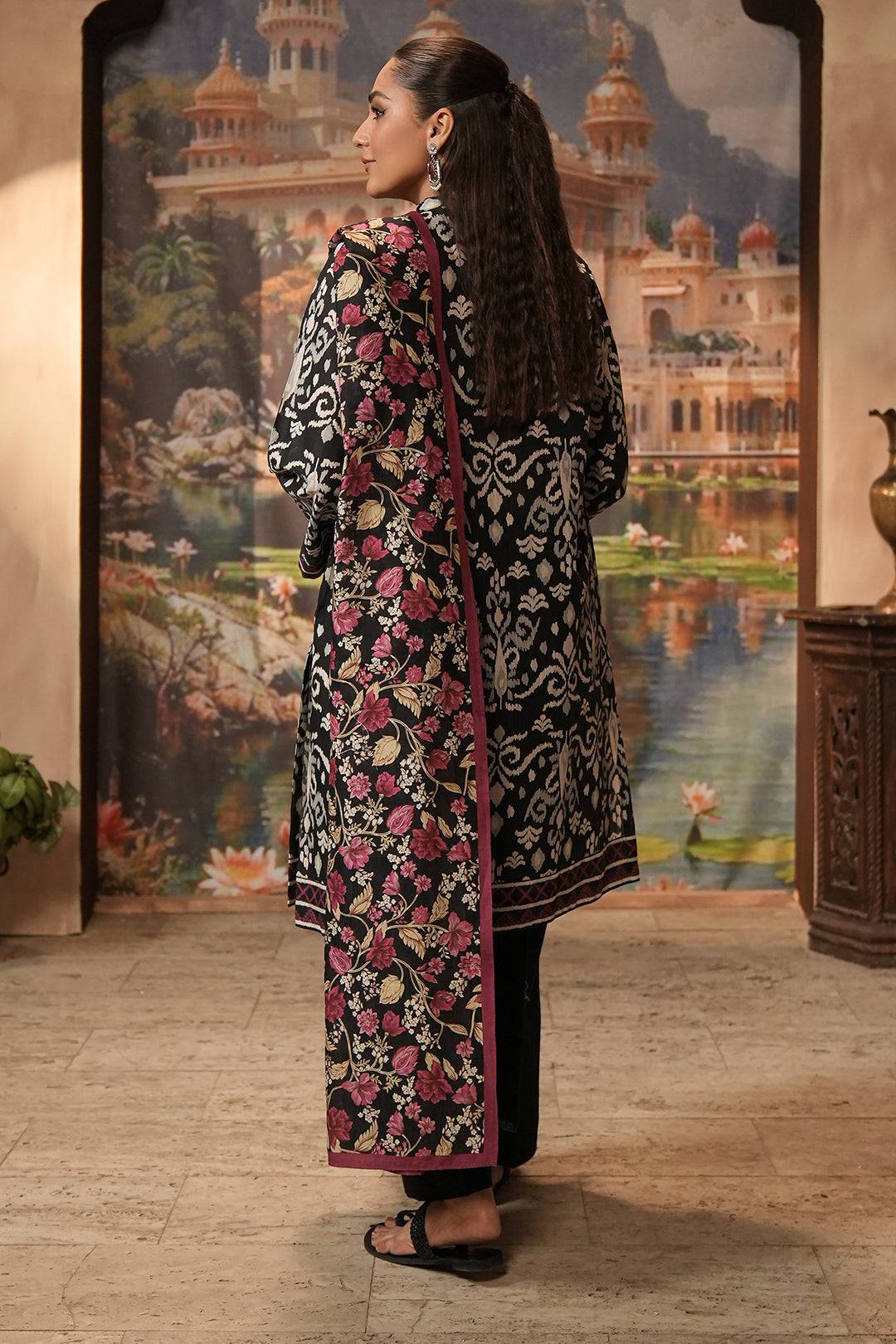 Zellbury | Unstitched 2 Piece Khaddar | Embroidered Shirt Dupatta - 0348 by Maria Faisal - Registered Vendor of : Zellbury Women - type : Essential Unstitched - 100% original wedding dresses