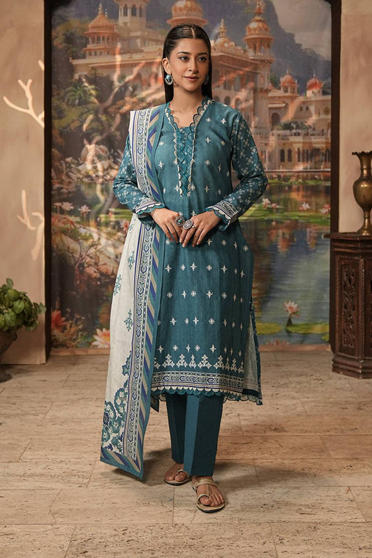 Zellbury | Unstitched 2 Piece Khaddar | Embroidered Shirt Dupatta - 0350 by Maria Faisal - Registered Vendor of : Zellbury Women - type : Essential Unstitched - 100% original wedding dresses