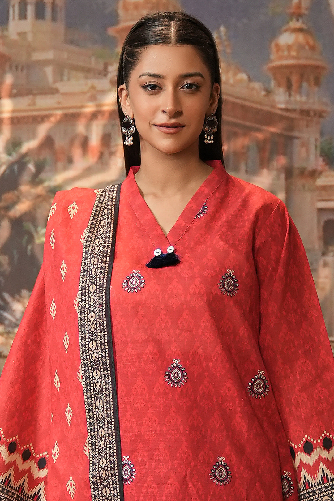 Zellbury | Unstitched 2 Piece Khaddar | Embroidered Shirt Dupatta - 0436 by Maria Faisal - Registered Vendor of : Zellbury Women - type : Essential Unstitched - 100% original wedding dresses