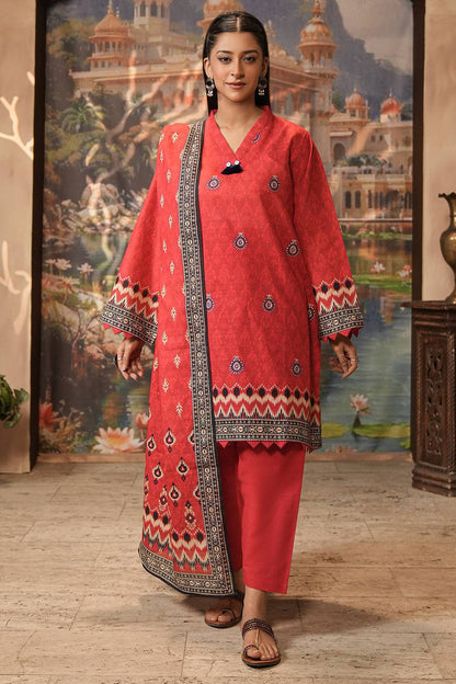 Zellbury | Unstitched 2 Piece Khaddar | Embroidered Shirt Dupatta - 0436 by Maria Faisal - Registered Vendor of : Zellbury Women - type : Essential Unstitched - 100% original wedding dresses