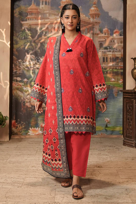Zellbury | Unstitched 2 Piece Khaddar | Embroidered Shirt Dupatta - 0436 by Maria Faisal - Registered Vendor of : Zellbury Women - type : Essential Unstitched - 100% original wedding dresses