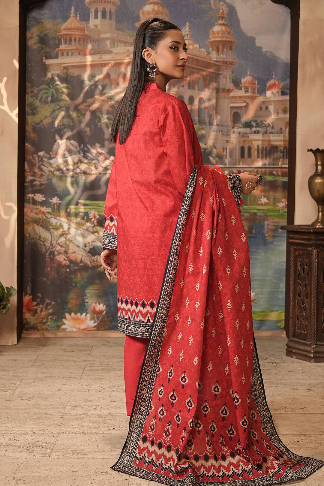 Zellbury | Unstitched 2 Piece Khaddar | Embroidered Shirt Dupatta - 0436 by Maria Faisal - Registered Vendor of : Zellbury Women - type : Essential Unstitched - 100% original wedding dresses