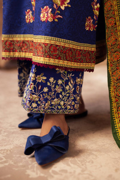 Zellbury | Unstitched 3 Piece Khaddar | Embroidered Shirt Shalwar Dupatta - 0221 by Maria Faisal - Registered Vendor of : Zellbury Women - type : Essential Unstitched - 100% original wedding dresses