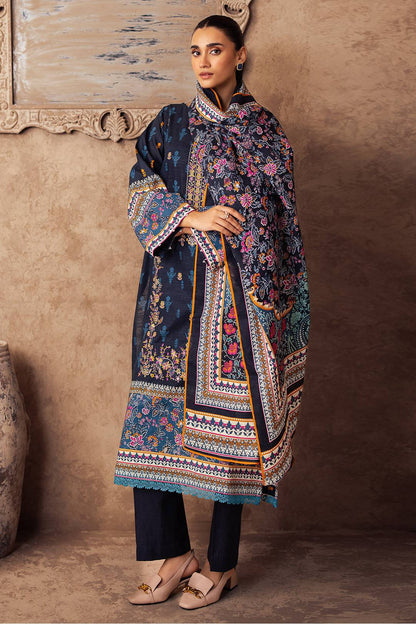 Zellbury | Unstitched 3 Piece Khaddar | Embroidered Shirt Shalwar Dupatta - 0225 by Maria Faisal - Registered Vendor of : Zellbury Women - type : Essential Unstitched - 100% original wedding dresses