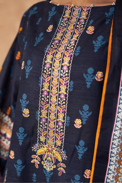 Zellbury | Unstitched 3 Piece Khaddar | Embroidered Shirt Shalwar Dupatta - 0225 by Maria Faisal - Registered Vendor of : Zellbury Women - type : Essential Unstitched - 100% original wedding dresses