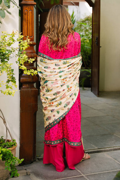 Zellbury | Unstitched 3 Piece Viscose | Embroidered Shirt Shalwar Dupatta - 0227 by Maria Faisal - Registered Vendor of : Zellbury Women - type : Essential Unstitched - 100% original wedding dresses