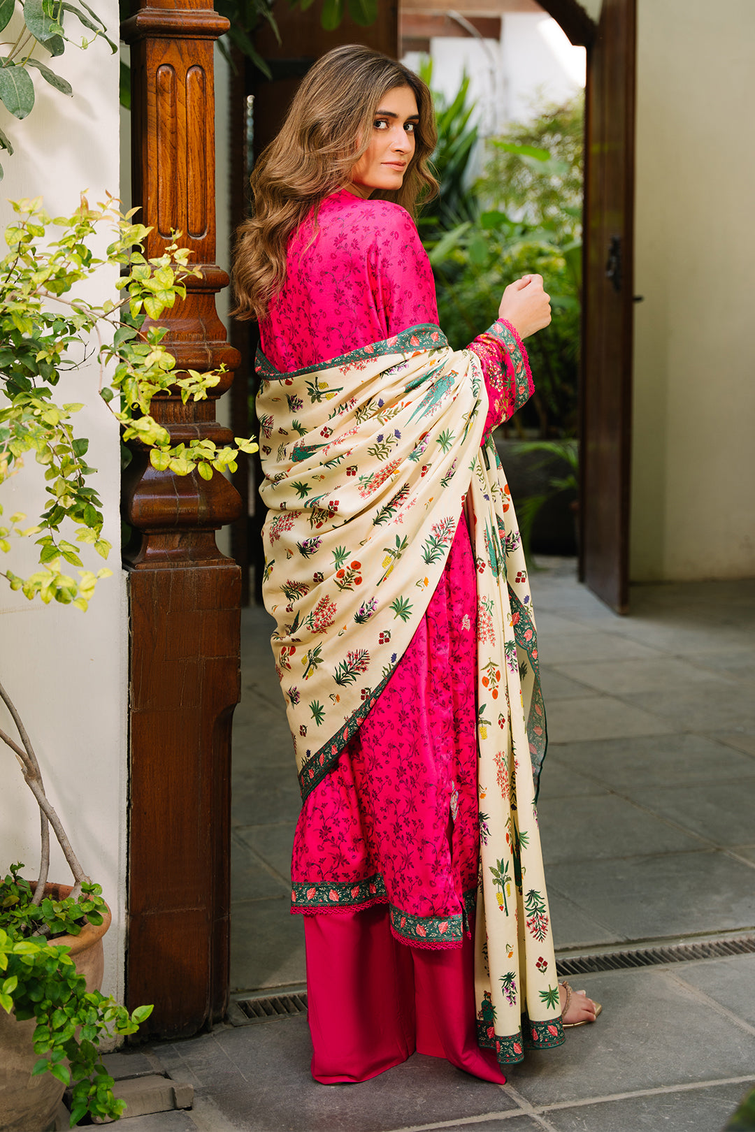 Zellbury | Unstitched 3 Piece Viscose | Embroidered Shirt Shalwar Dupatta - 0227 - Designer Dress with Intricate embroidery and embellishments. Shop elegent wedding dress at Maria Faisal.