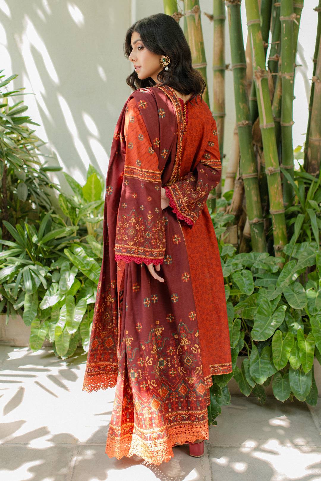 Zellbury | Unstitched 3 Piece Khaddar | Embroidered Shirt Shalwar Dupatta - 0233 by Maria Faisal - Registered Vendor of : Zellbury Women - type : Essential Unstitched - 100% original wedding dresses