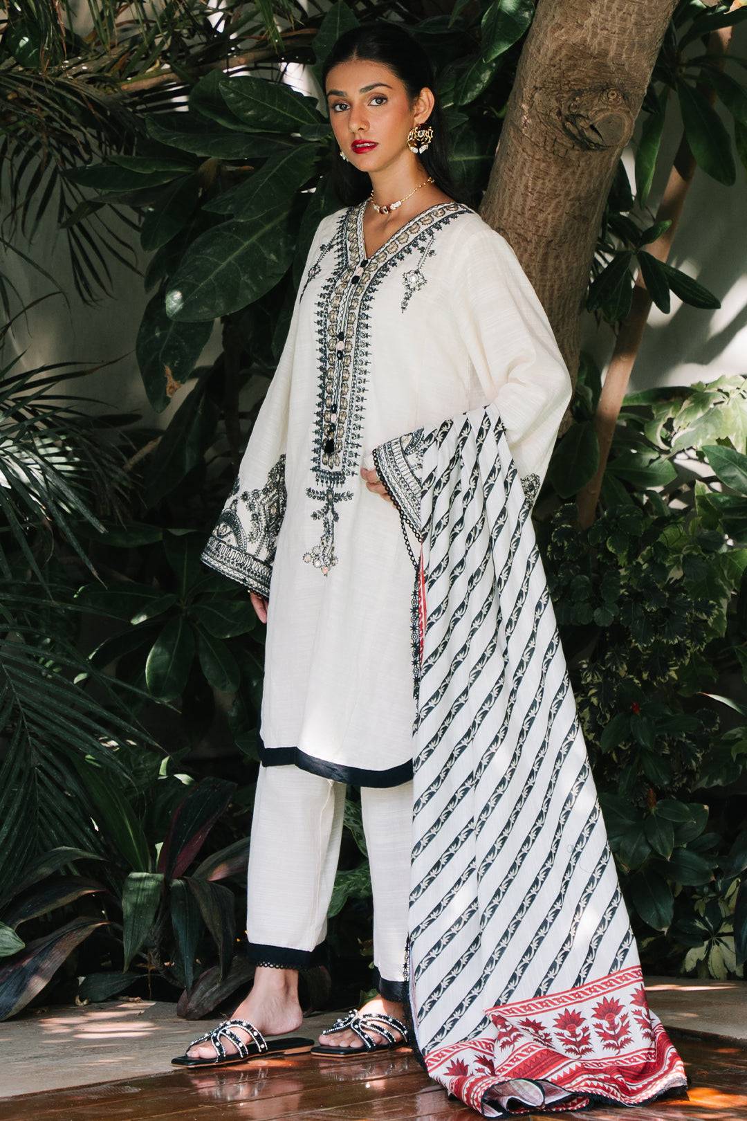 Zellbury | Unstitched 3 Piece Khaddar | Embroidered Shirt Shalwar Dupatta - 0239 by Maria Faisal - Registered Vendor of : Zellbury Women - type : Signature Unstitched - 100% original wedding dresses