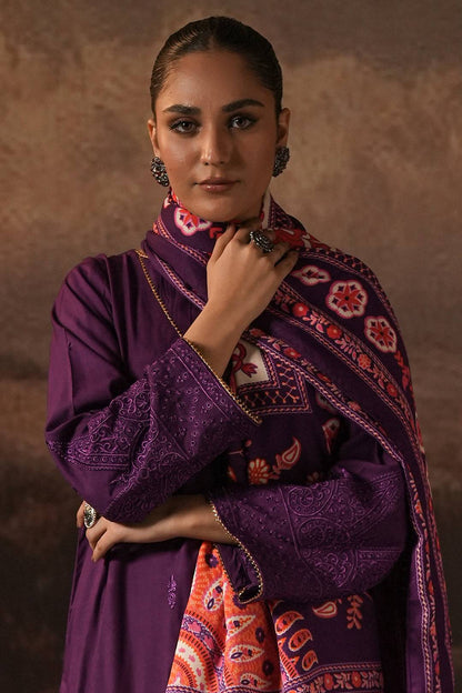 Zellbury | Unstitched 3 Piece Viscose | Embroidered Shirt Shalwar Shawl - 0248 by Maria Faisal - Registered Vendor of : Zellbury Women - type : Signature Unstitched - 100% original wedding dresses