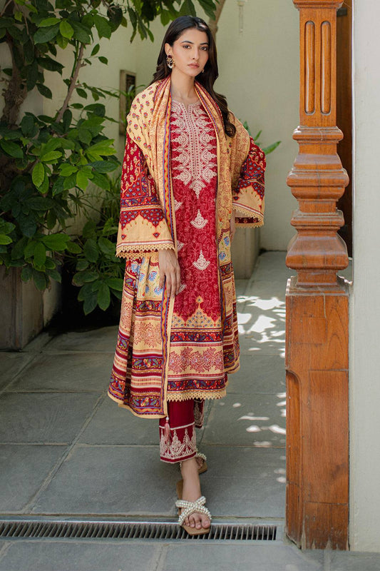 Zellbury | Unstitched 3 Piece Khaddar | Embroidered Shirt Shalwar Dupatta - 0309 by Maria Faisal - Registered Vendor of : Zellbury Women - type : Essential Unstitched - 100% original wedding dresses