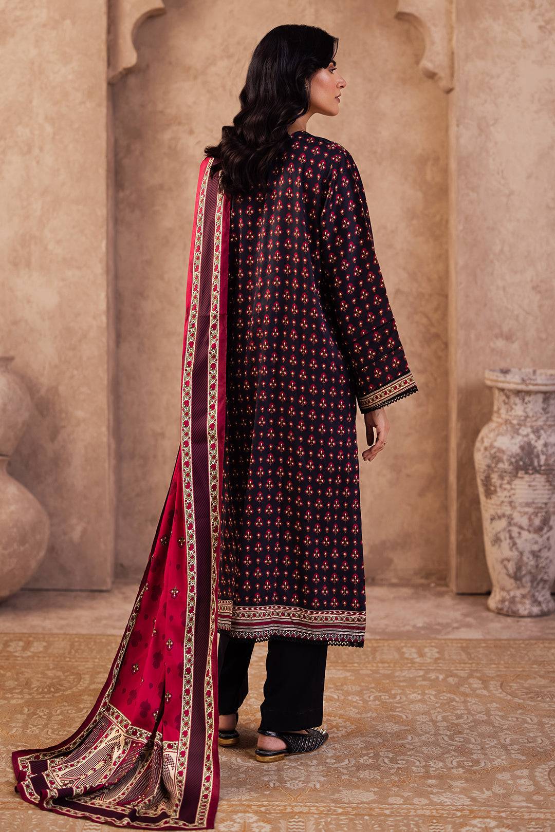 Zellbury | Unstitched 3 Piece Viscose | Embroidered Shirt Shalwar Dupatta - 0314 by Maria Faisal - Registered Vendor of : Zellbury Women - type : Essential Unstitched - 100% original wedding dresses