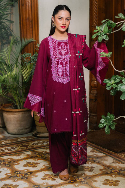 Zellbury | Unstitched 3 Piece Khaddar | Embroidered Shirt Shalwar Dupatta - 0319 by Maria Faisal - Registered Vendor of : Zellbury Women - type : Signature Unstitched - 100% original wedding dresses