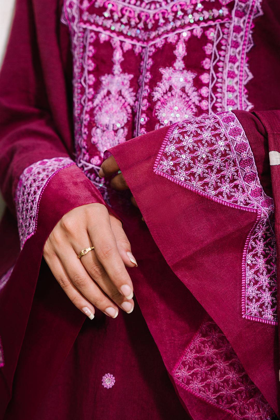 Zellbury | Unstitched 3 Piece Khaddar | Embroidered Shirt Shalwar Dupatta - 0319 by Maria Faisal - Registered Vendor of : Zellbury Women - type : Signature Unstitched - 100% original wedding dresses