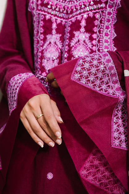 Zellbury | Unstitched 3 Piece Khaddar | Embroidered Shirt Shalwar Dupatta - 0319 by Maria Faisal - Registered Vendor of : Zellbury Women - type : Signature Unstitched - 100% original wedding dresses