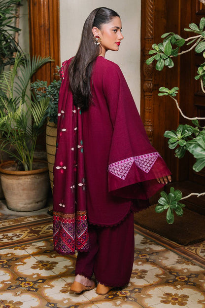 Zellbury | Unstitched 3 Piece Khaddar | Embroidered Shirt Shalwar Dupatta - 0319 by Maria Faisal - Registered Vendor of : Zellbury Women - type : Signature Unstitched - 100% original wedding dresses