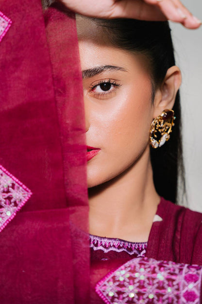 Zellbury | Unstitched 3 Piece Khaddar | Embroidered Shirt Shalwar Dupatta - 0319 by Maria Faisal - Registered Vendor of : Zellbury Women - type : Signature Unstitched - 100% original wedding dresses